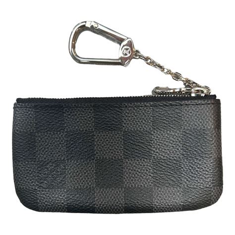 lv n60155|Key Pouch Damier Graphite Canvas .